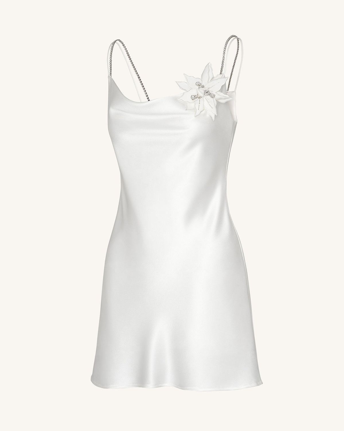 Crystal Flora Slip - White | JW PEI
