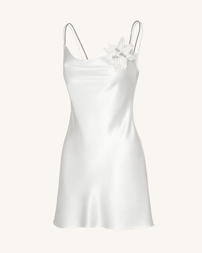 Crystal Flora Slip - White | JW PEI