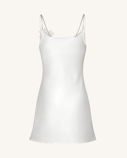 Crystal Flora Slip - White | JW PEI