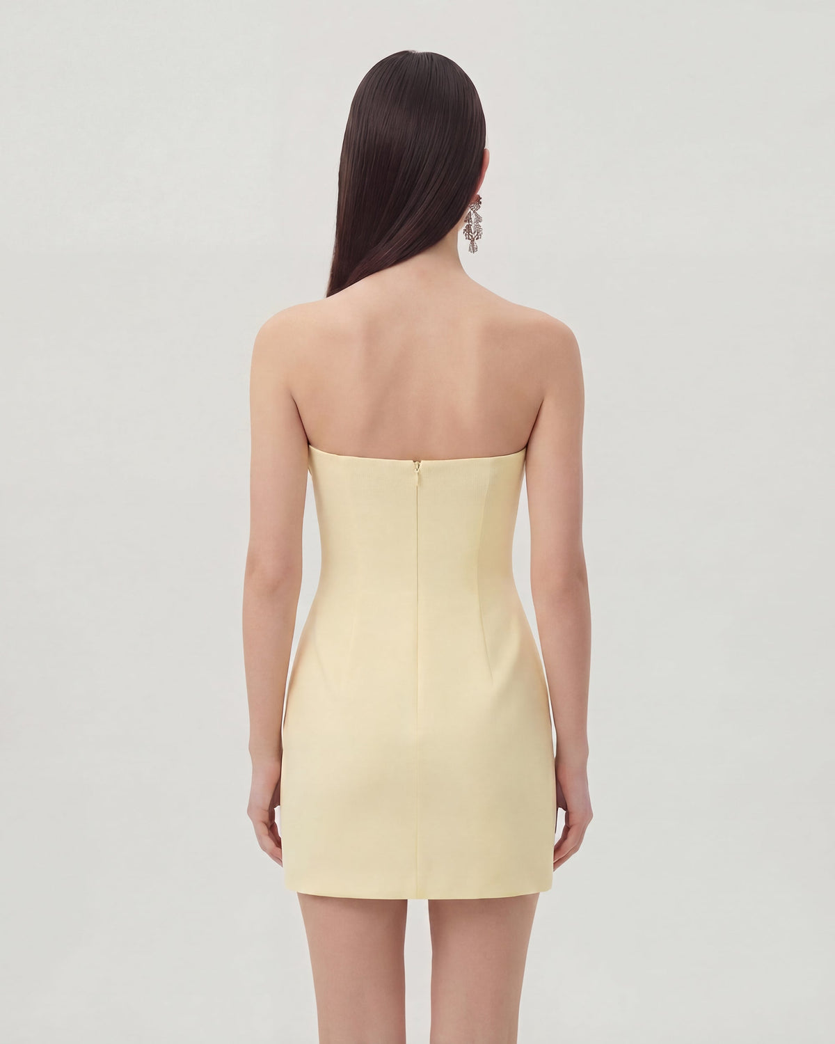 Floral Printed Mini Dress - Yellow | JW PEI