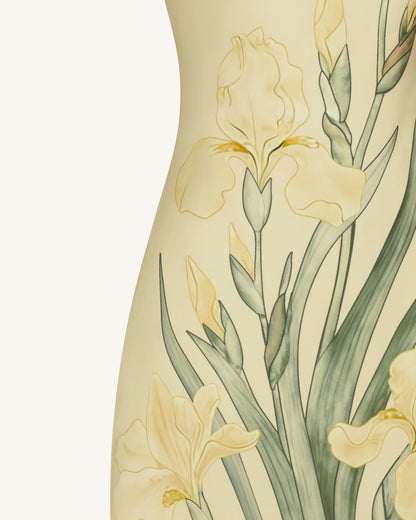 Floral Printed Mini Dress - Yellow | JW PEI