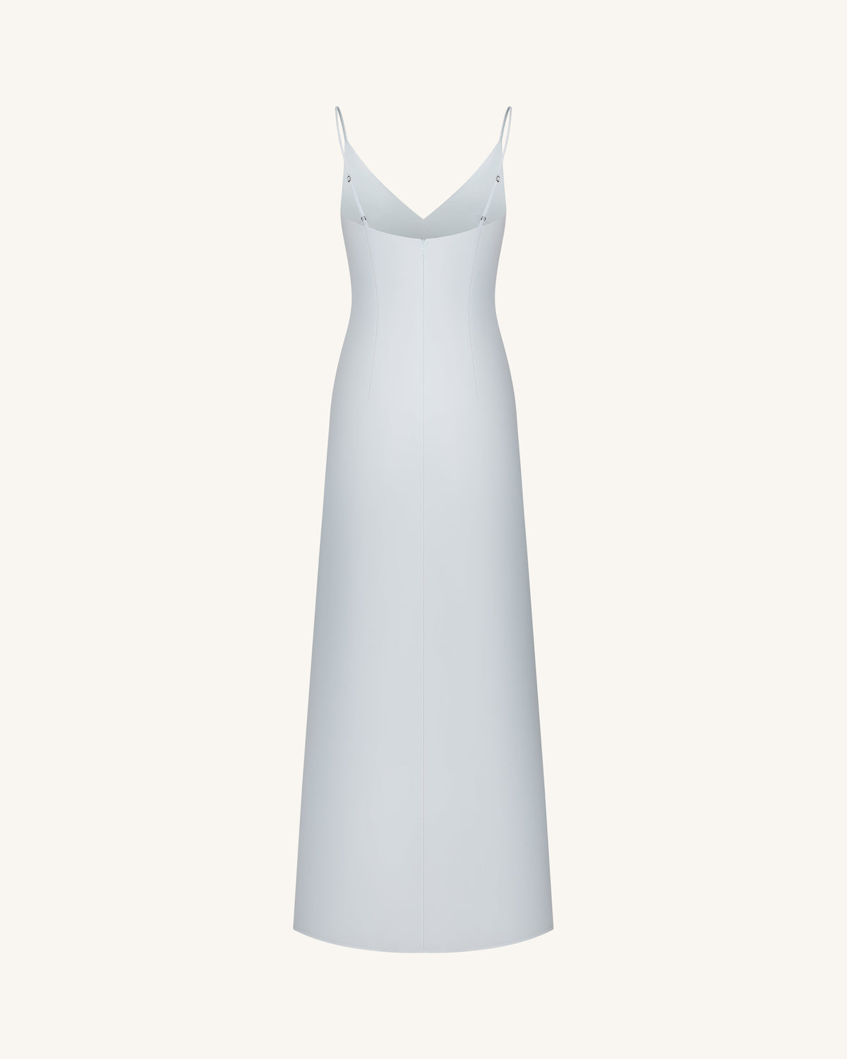 Iris Motif Satin Slip Gown - Light Blue | JW PEI