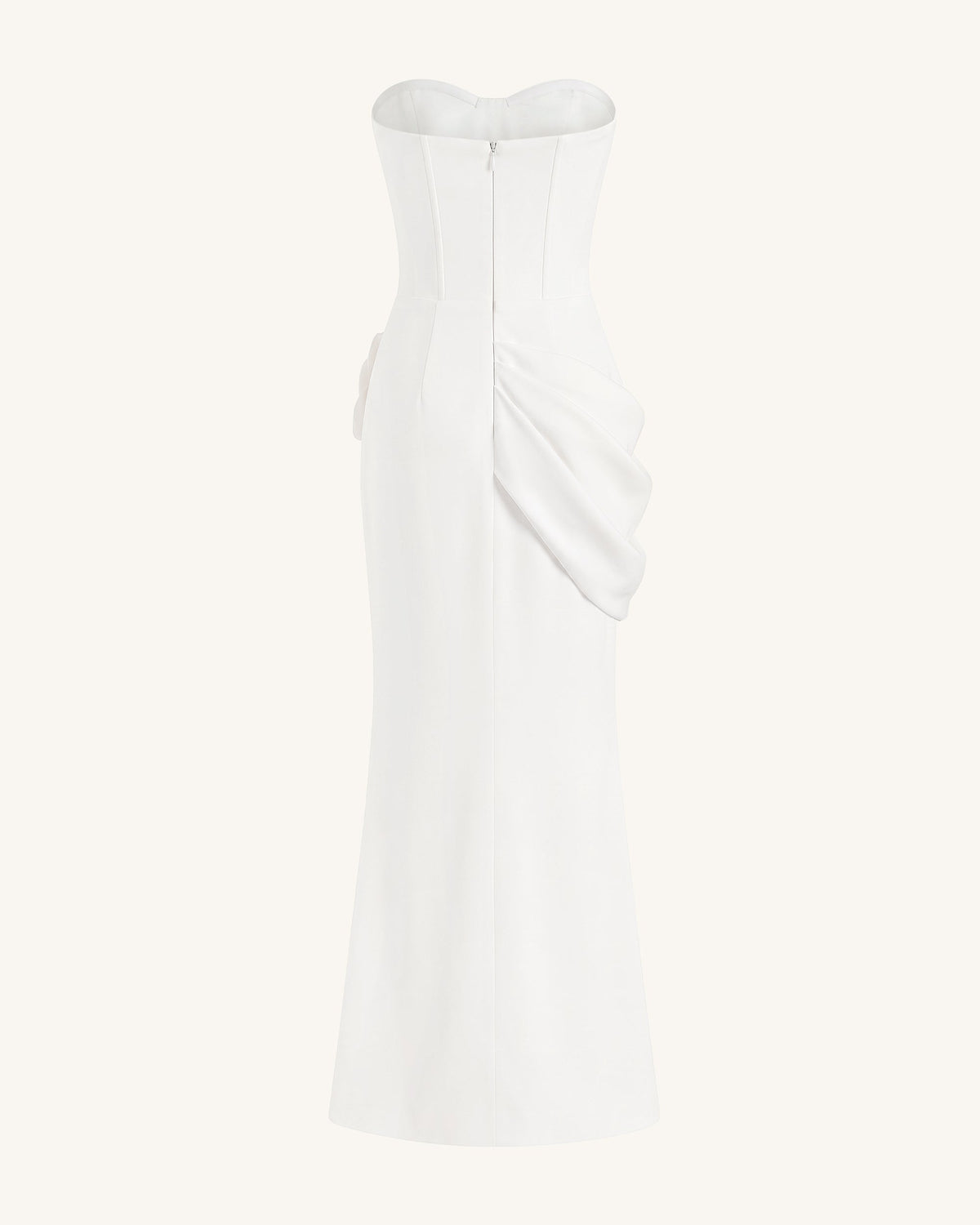 Orchid Embellished Corset Maxi Dress - White | JW PEI