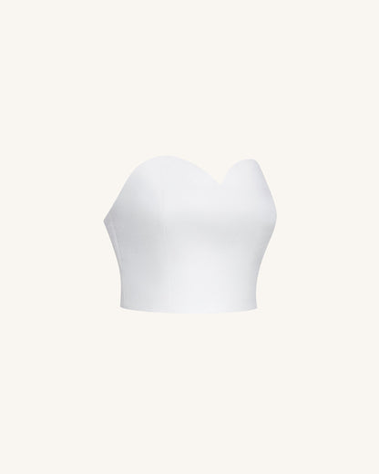 Sweetheart Bustier - White | JW PEI