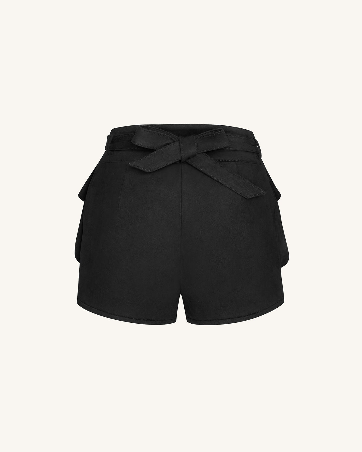 Abigail High-Waisted Utility Shorts - Black | JW PEI