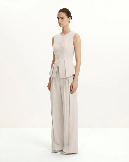 Structured Seam Round - Beige | JW PEI