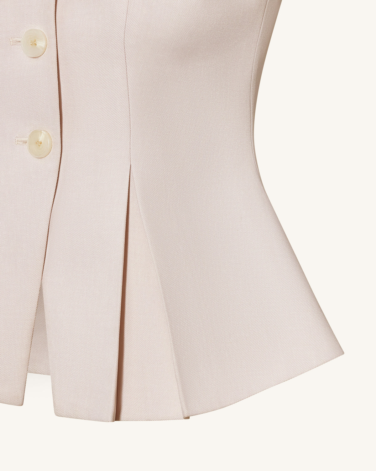 Structured Seam Round - Beige | JW PEI