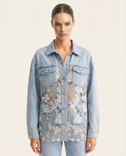 The Double Agent Denim Shirt - Light Blue | JW PEI