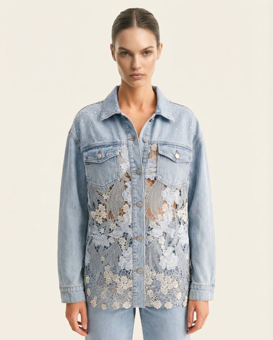 The Double Agent Denim Shirt - Light Blue | JW PEI