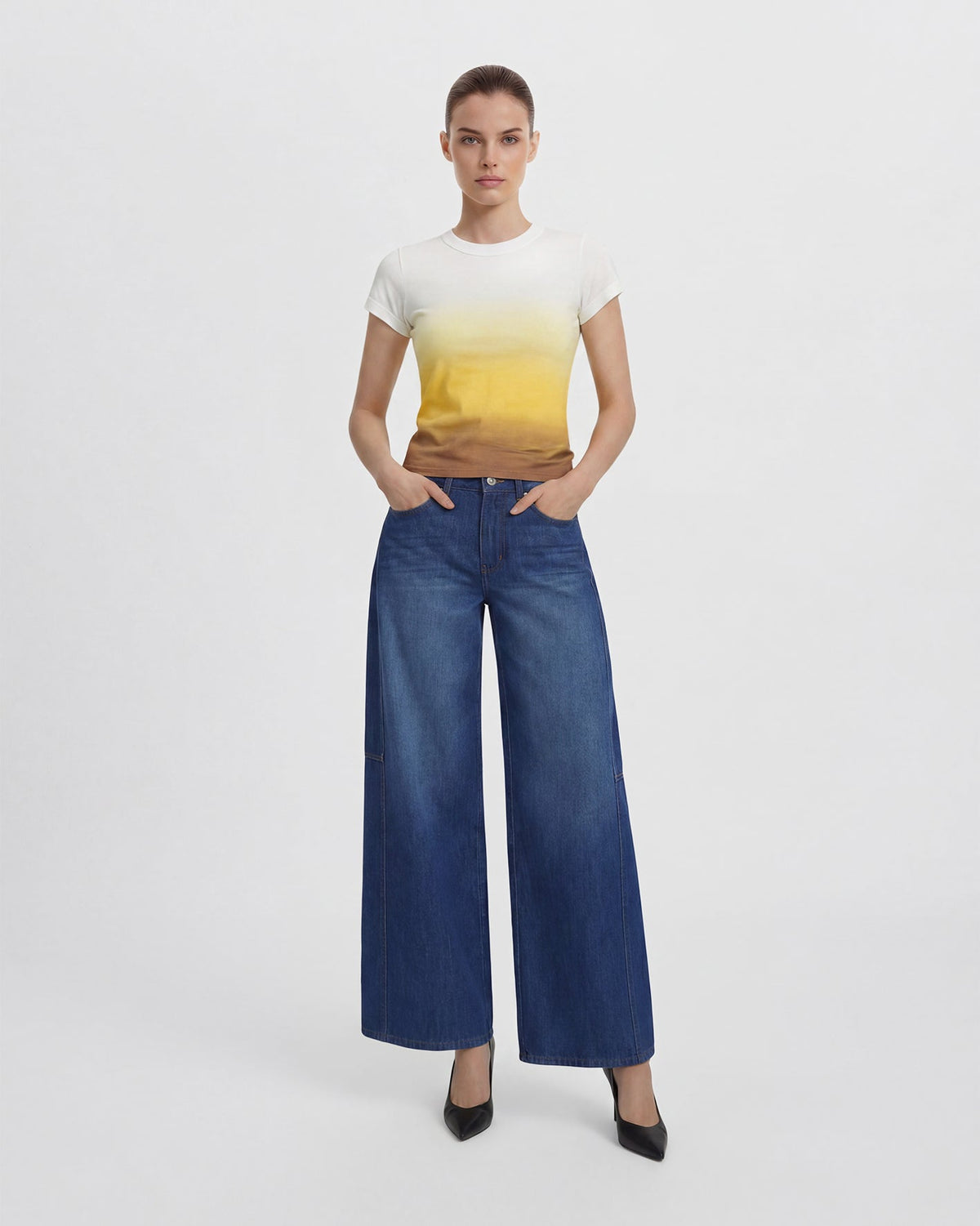 The Slacker Fade Out T-shirt - Desert Sunset | JW PEI