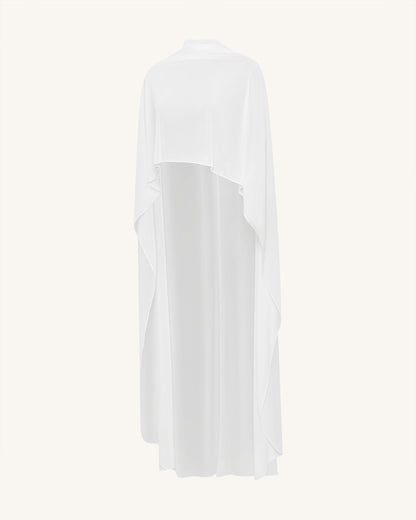 Tulle Cape Shawl - White | JW PEI