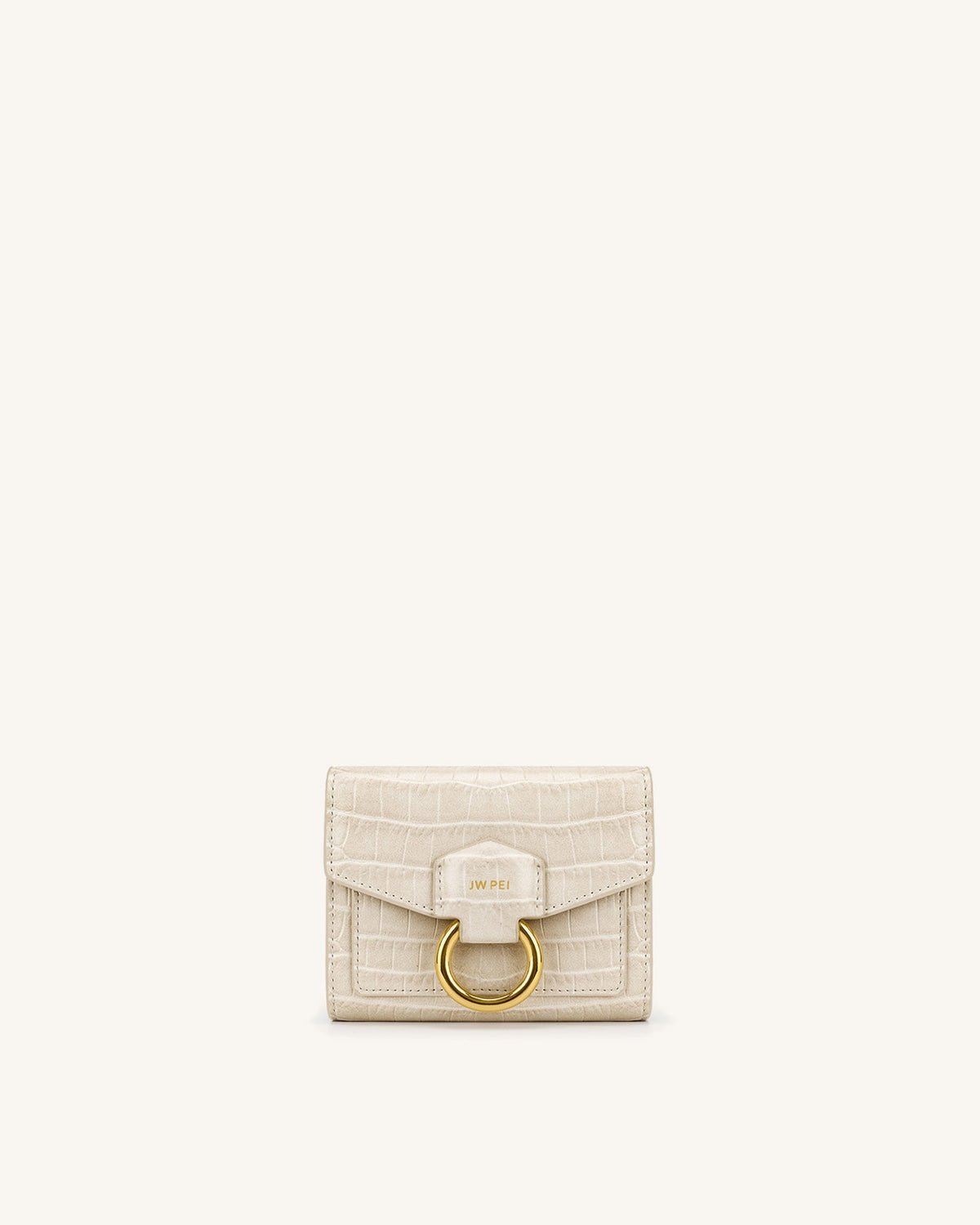 Stella Wallet - Ivory Croc | JW PEI
