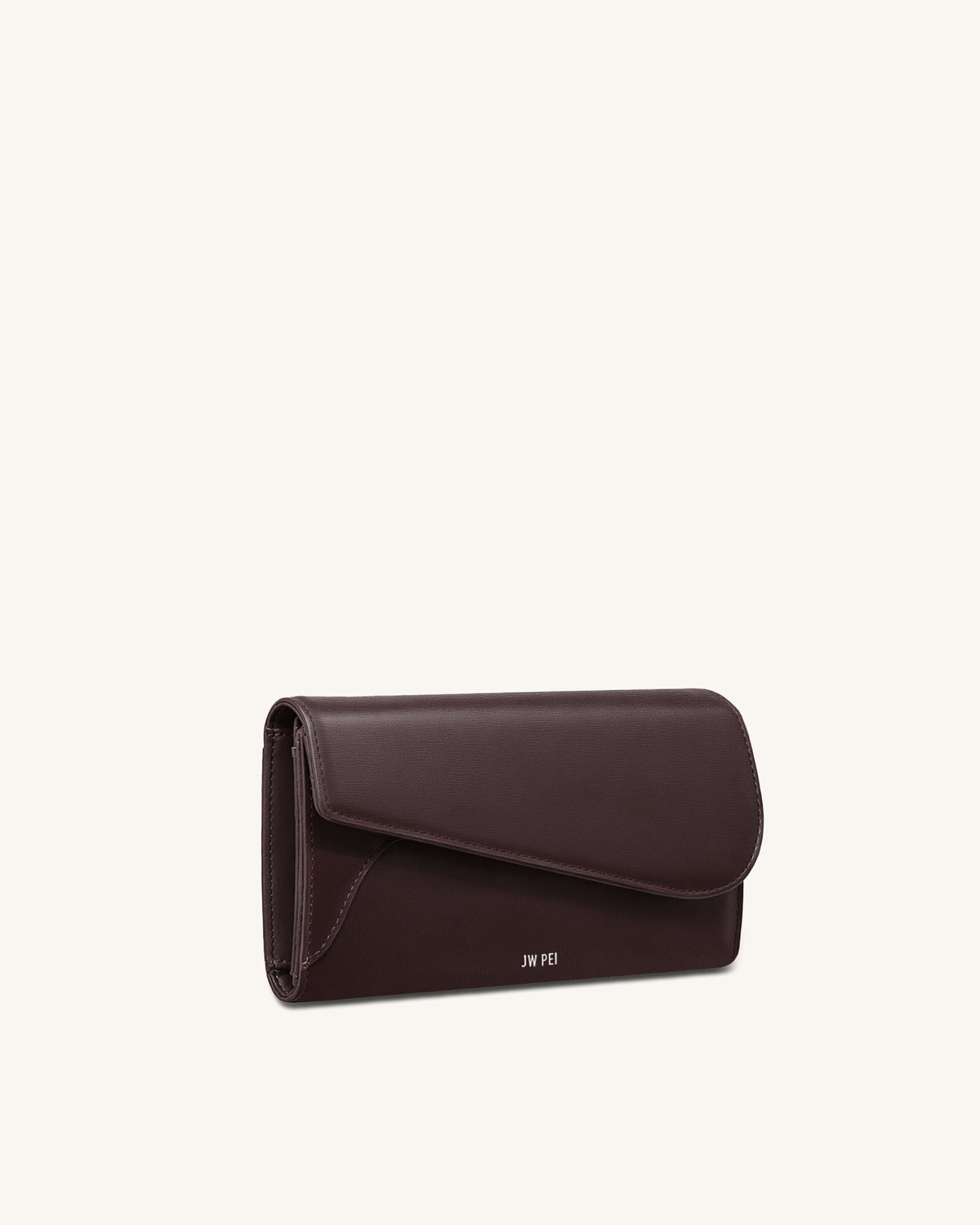 Seren Flap Long Wallet - Chestnut Black | JW PEI