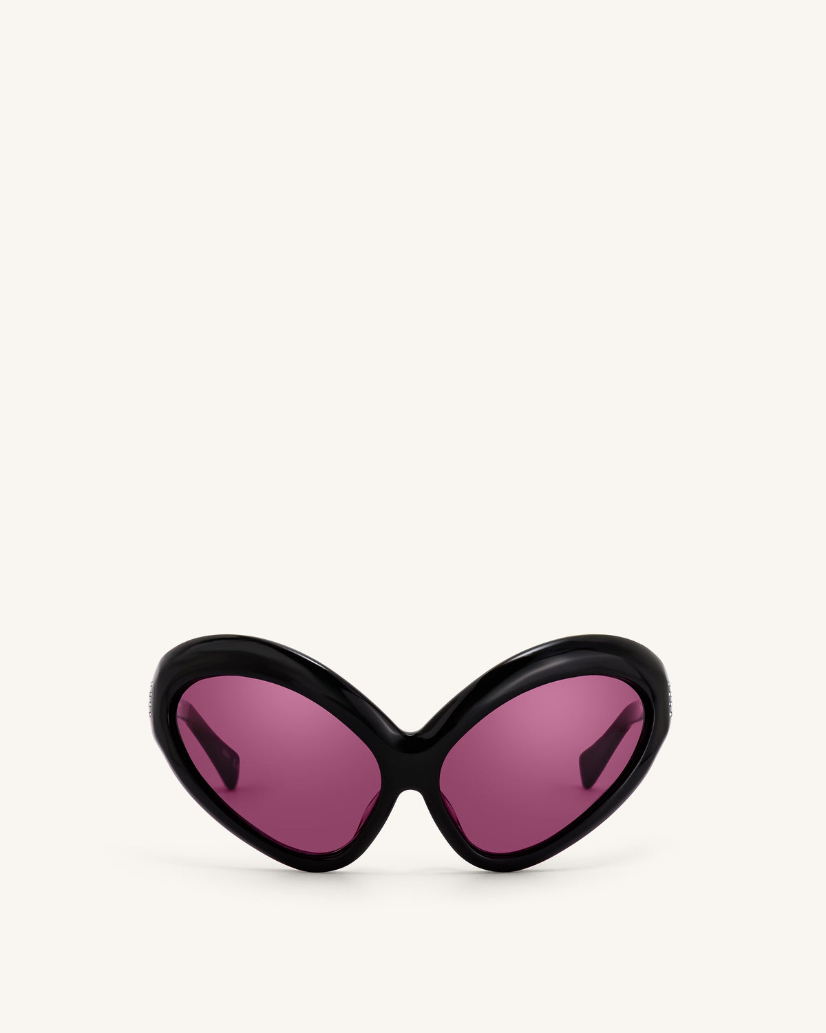 Quorra Cateye Sunglasses - Black | JW PEI