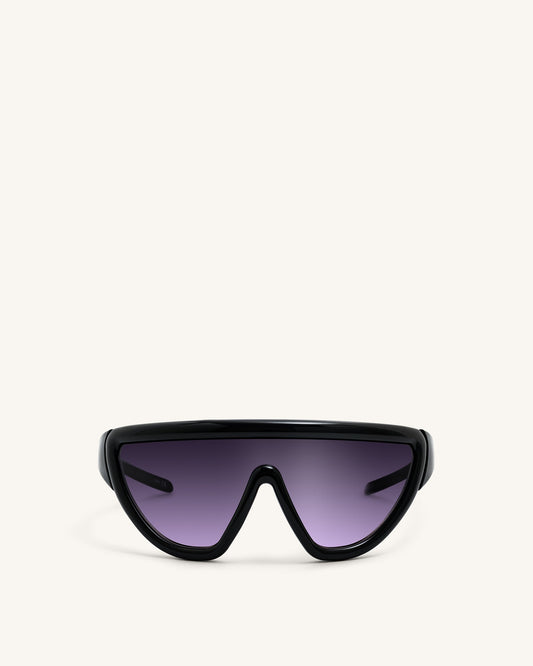 Angelica D Frame Sunglasses - Black | JW PEI