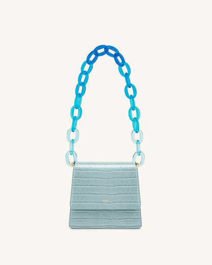Mya Gradient Acrylic Chain Strap - Blue | JW PEI