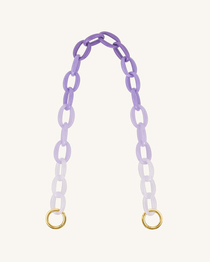 Mya Gradient Acrylic Chain Strap - Purple | JW PEI