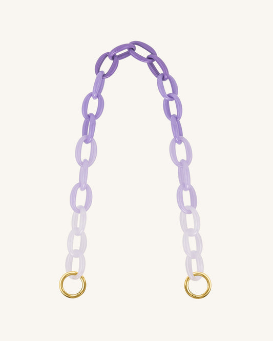 Mya Gradient Acrylic Chain Strap - Purple | JW PEI