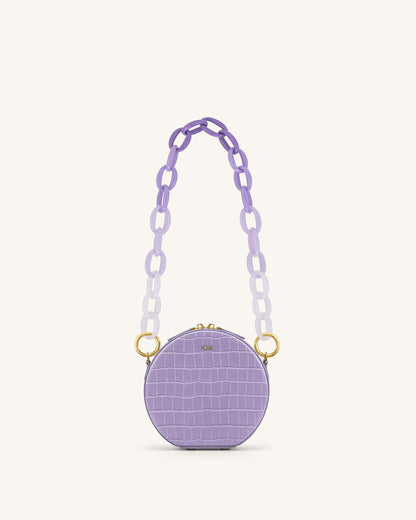 Mya Gradient Acrylic Chain Strap - Purple | JW PEI