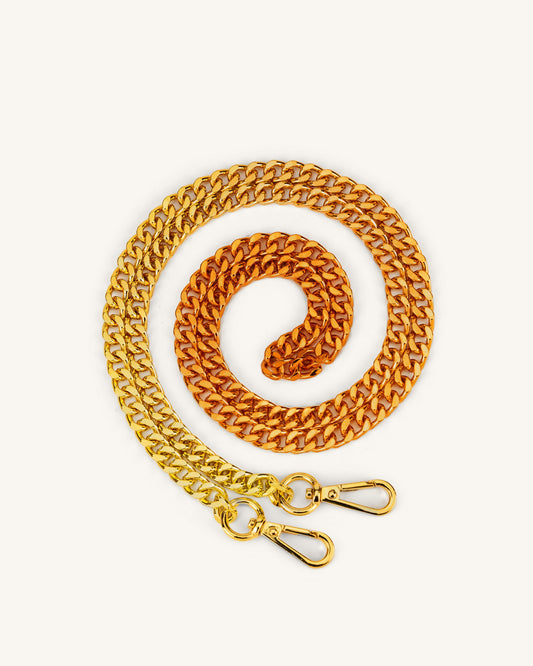 Aria Gradient Chain Strap - Orange | JW PEI