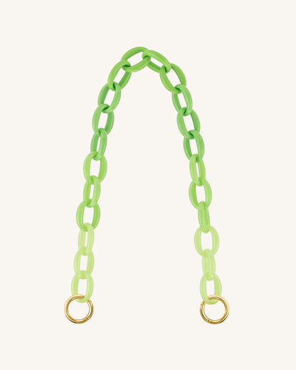 Mya Gradient Acrylic Chain Strap - Green | JW PEI
