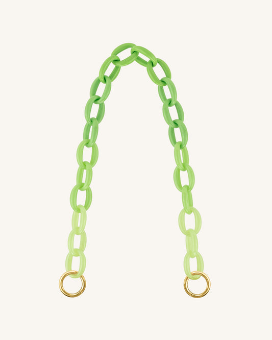 Mya Gradient Acrylic Chain Strap - Green | JW PEI