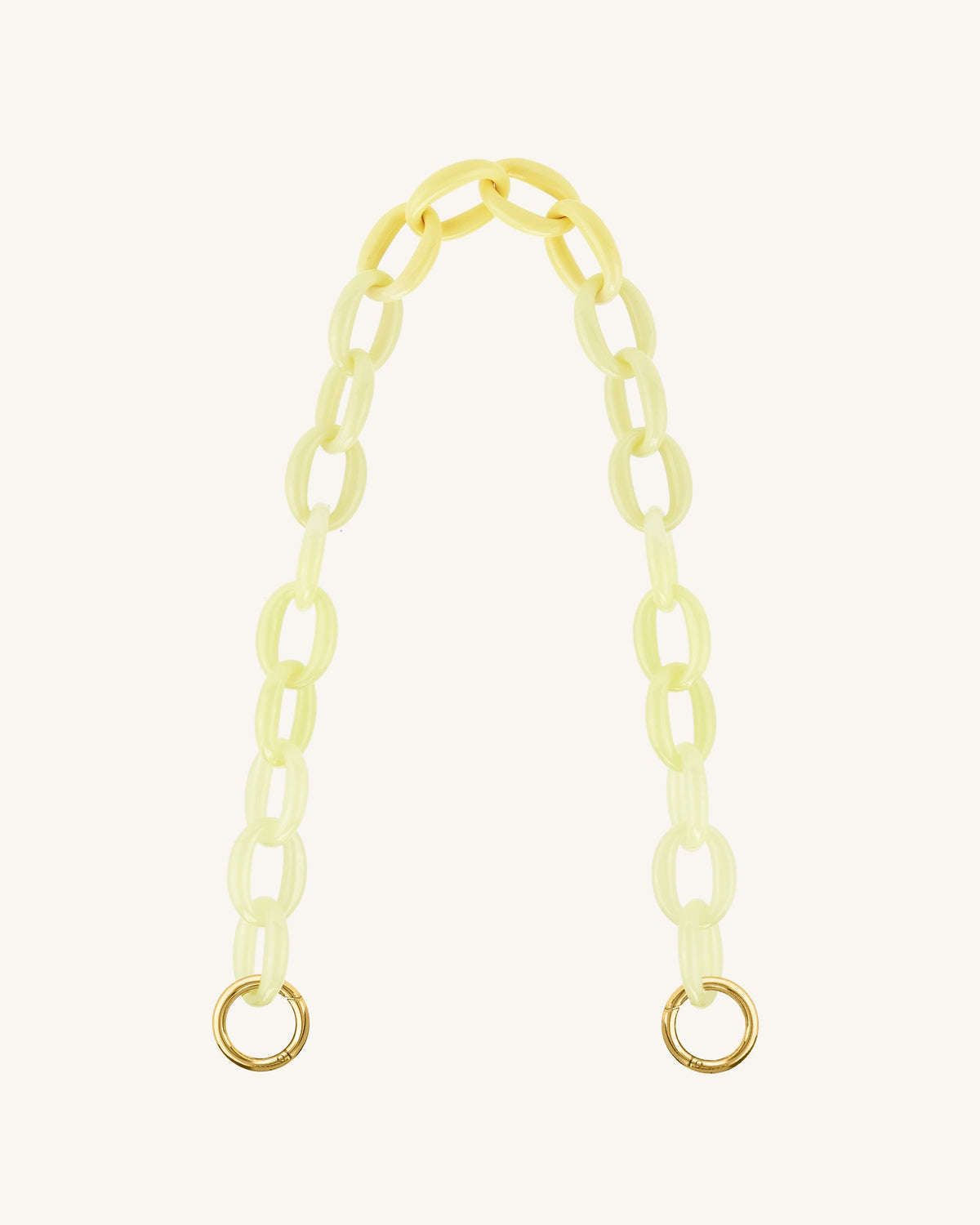 Mya Gradient Acrylic Chain Strap - Yellow | JW PEI