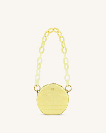 Mya Gradient Acrylic Chain Strap - Yellow | JW PEI
