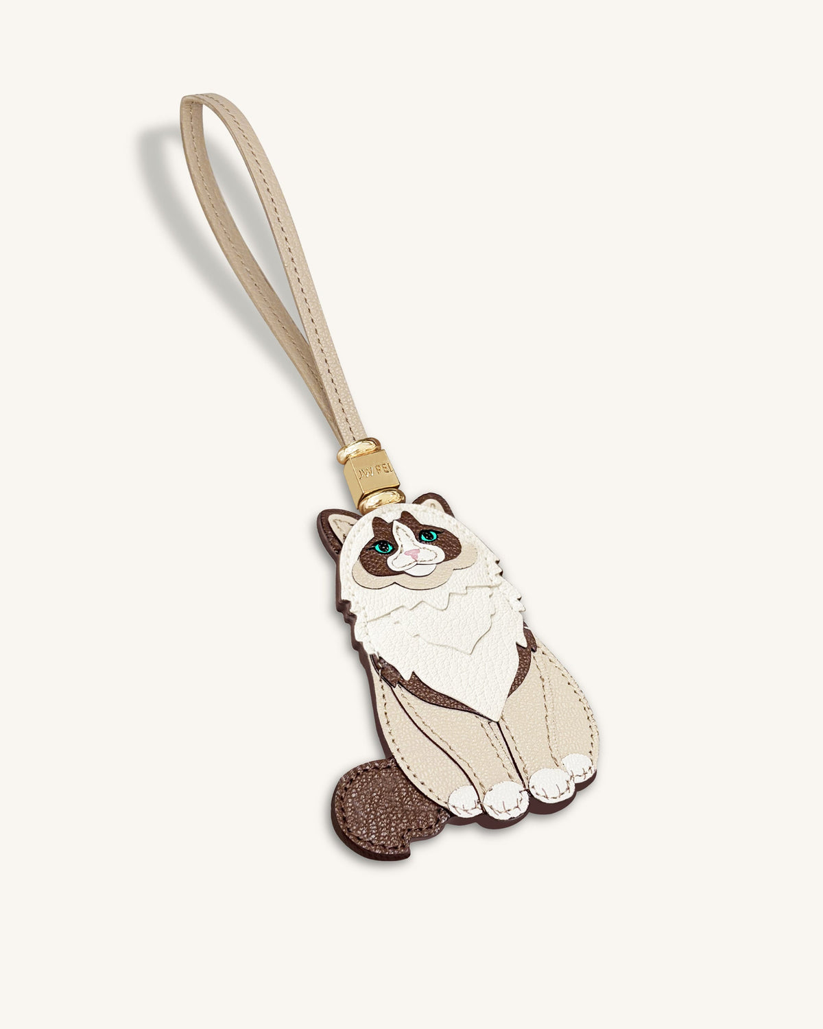Ragdoll Cat Bag Charm - Beige | JW PEI