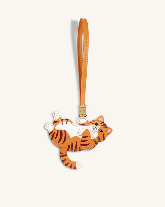Playful Cat Bag Charm - Orange | JW PEI
