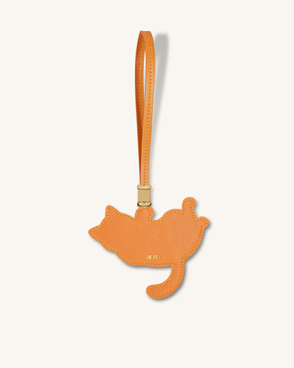Playful Cat Bag Charm - Orange | JW PEI