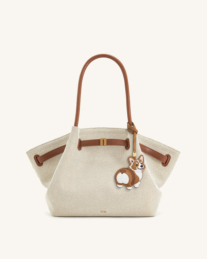 Corgi Bag Charm - Tan Multi | JW PEI