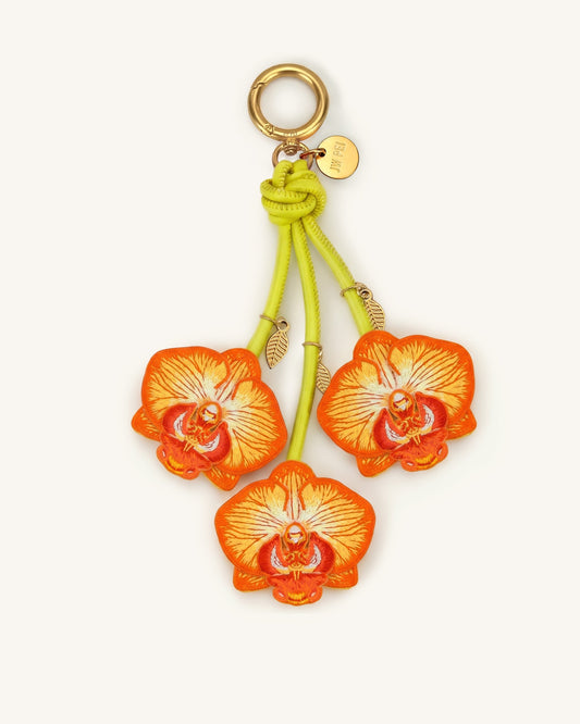 Orchid Bag Charm - Bright Orange | JW PEI