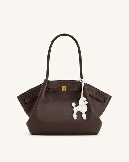 Poodle Bag Charm - White | JW PEI