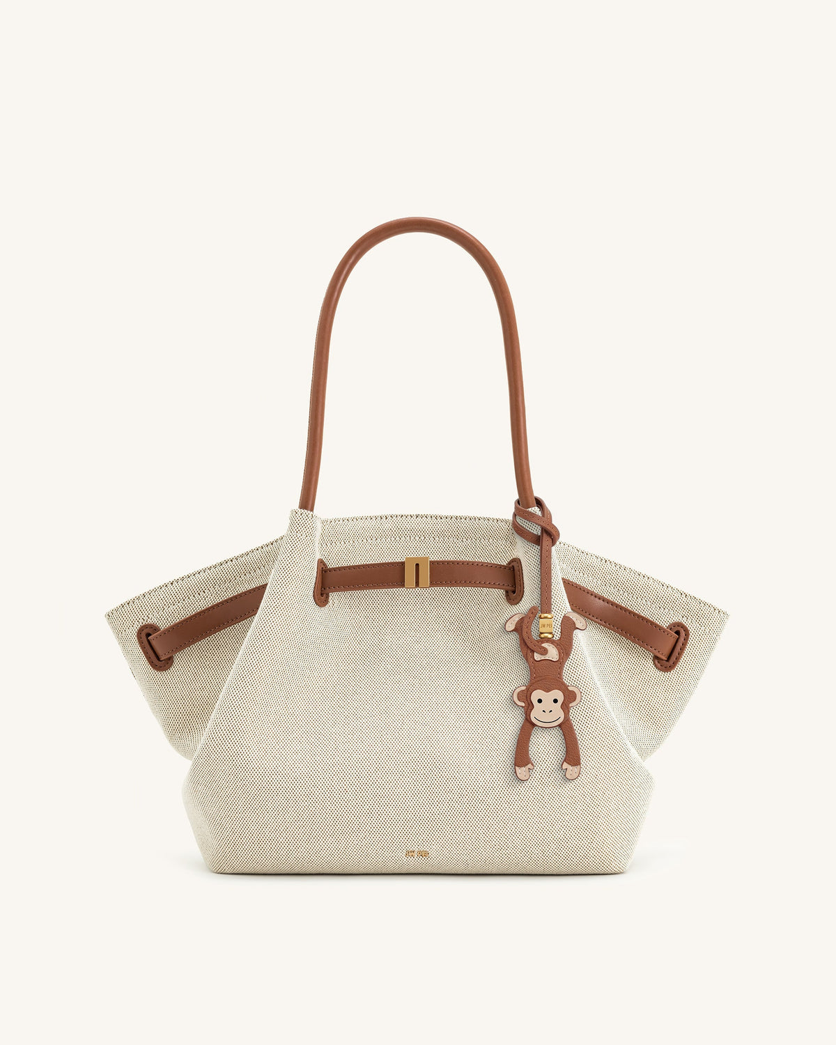 Hanging Monkey Bag Charm - Brown | JW PEI