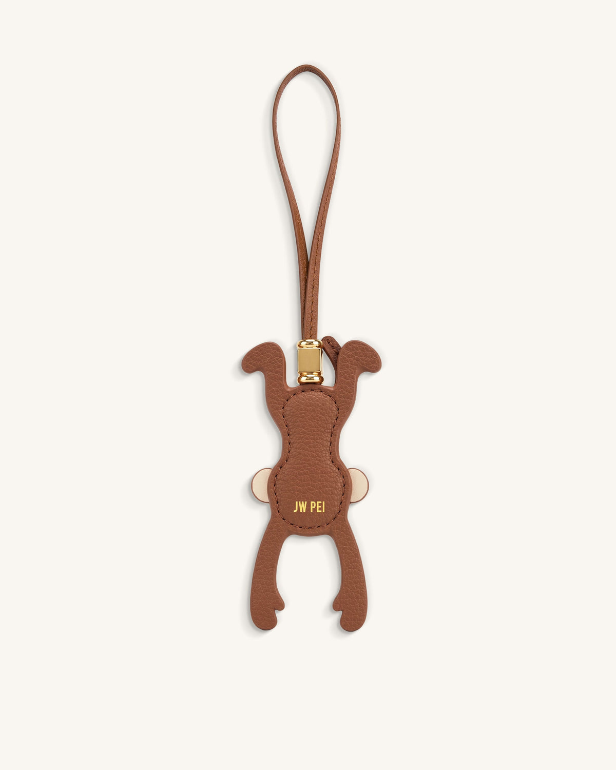 Hanging Monkey Bag Charm - Brown | JW PEI