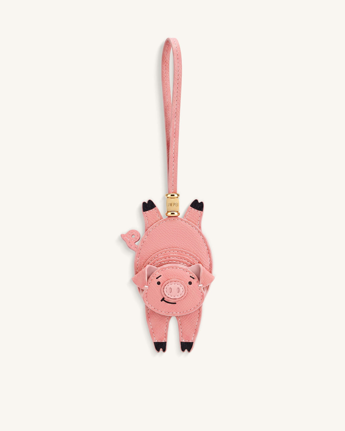 Playful Pig Bag Charm - Pink | JW PEI