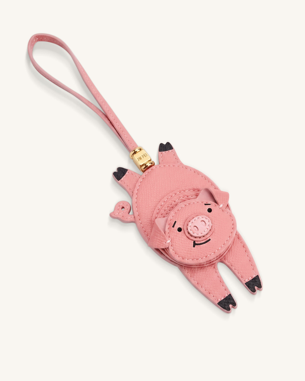 Playful Pig Bag Charm - Pink | JW PEI